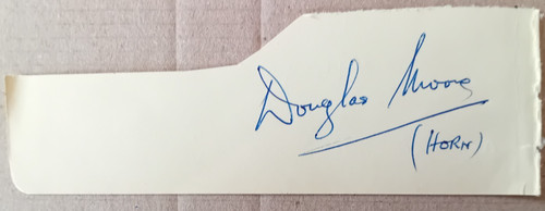 Original autograph douglas - original,