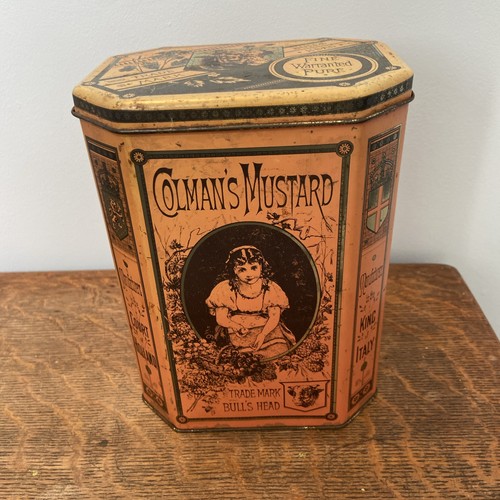 Colman mustard tin made - colman's,
