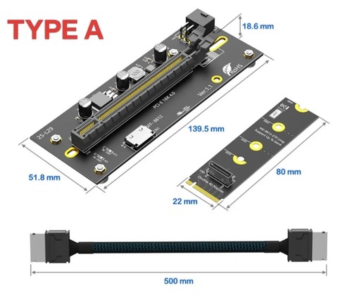 Key pcie 4 0 x16 - m.2,