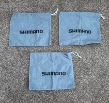 3 x Shimano Cloth Reel Bags