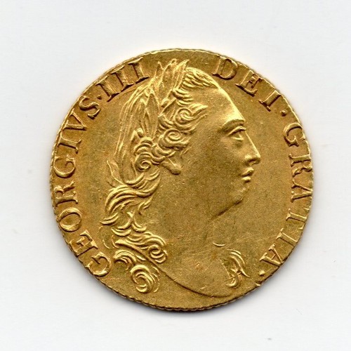 1782 gold guinea george iii - guinea,,