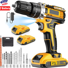 2 Battery 21V Cordless Drill