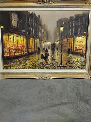 Large impressionist oil - impressionist,