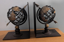 Rotating Globe Sphere Metal