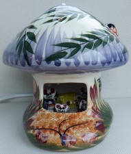 Vintage ceramic toadstool - toadstool, lamp