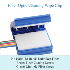 Fiber Optic Wiping Clip With