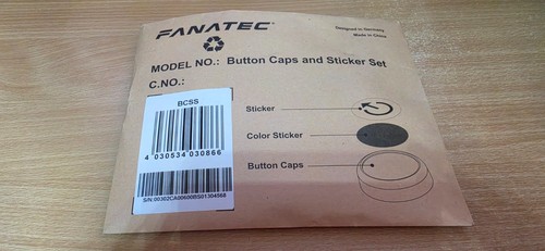Fanatec button caps sticker - fanatec,