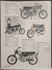 1968 Honda 125 Moto Guzzi 125