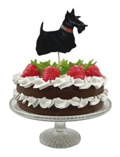 Scottish Terrier Cake Topper - Scottish Terrier Cake Decoration - P11-CT