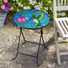 Large Glass Hummingbird Table