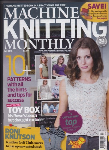 Machine knitting monthly mag - knitting,
