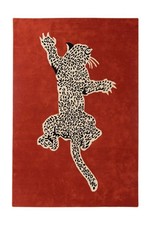 Hand Tufted Wool Area Rugs Red