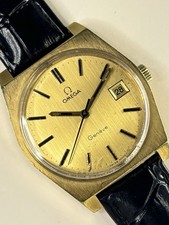 OMEGA Geneve Vintage 1970’s Men’s Manual Date Gold Dress Watch - 136.0049