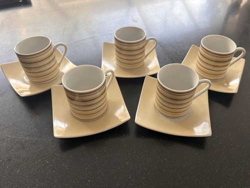 Espresso mugs saucers - 5,