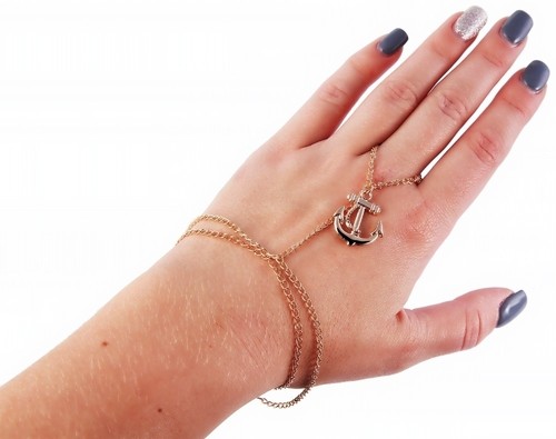 Hand chain necklace - chain,