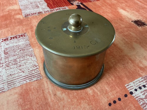 Ww1 brass shell case - ww1,