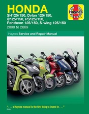 Honda 125 Scooters (SH SES NES PES &amp FES 125) 2000-2009 by Unknown | 2010