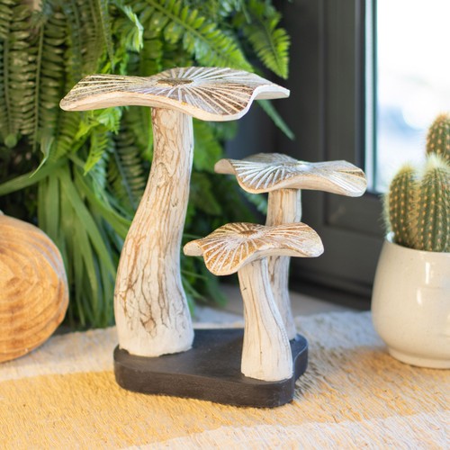 Medium golden mushroom art - medium,