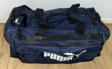 Large Navy Blue Puma Holdall Duffle Duffel Bag Shoulder Strap 75 x 38 x 34cm