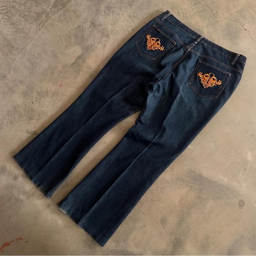 Y2k crest jeans with - 34/29,