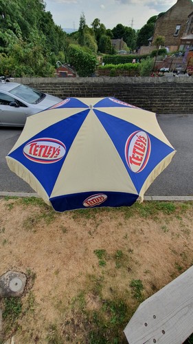 Vintage tetleys parasol - tetleys,