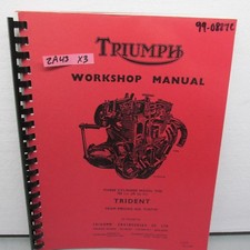 Triumph t150 Trident Workshop