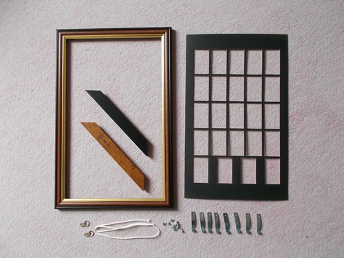 Cigarette card mounting - card,