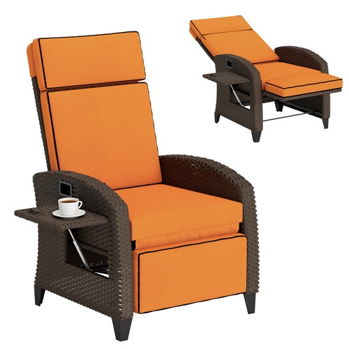 Outsunny garden recliner - outsunny, with