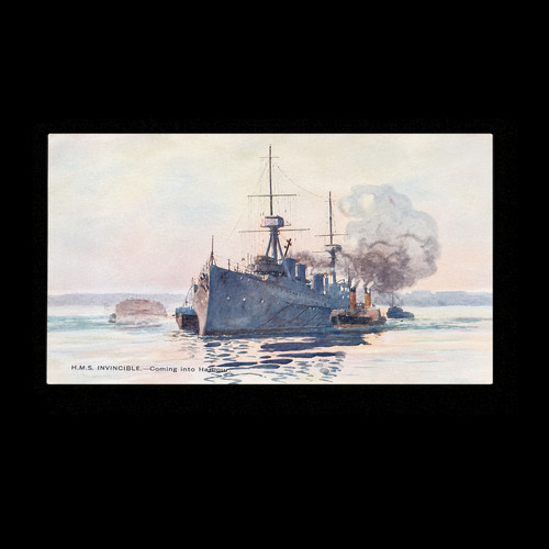 Hms invincible postcard coming - hms,