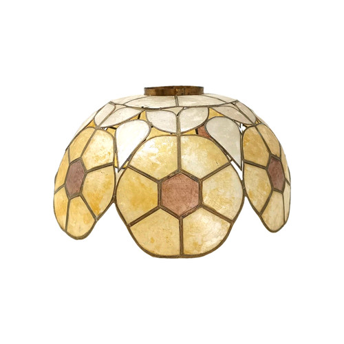 Vintage capiz shell lampshade - vintage,