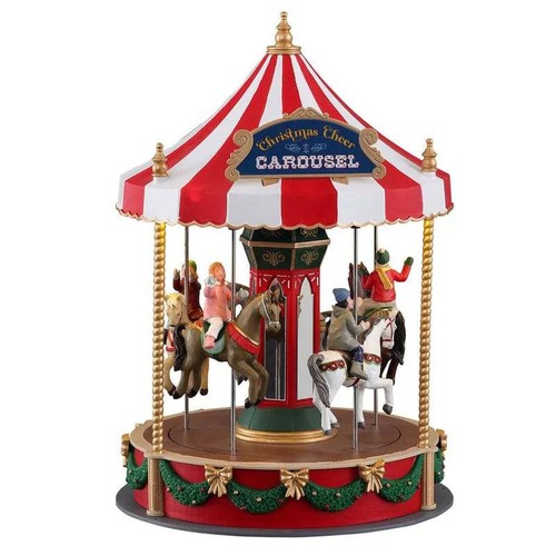 Christmas cheer carousel lemax - carousel,