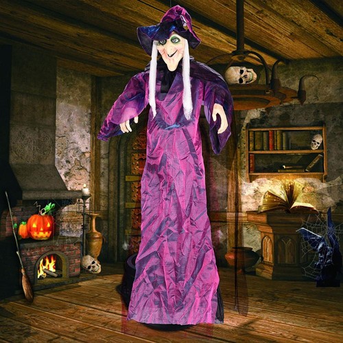 Halloween witch hanging ghost - witch,