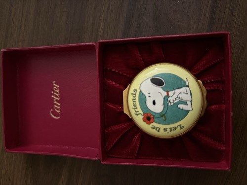 Vintage cartier snoopy pill - snoopy,