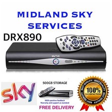 SKY+/plus BOX 500gb Slim Line Recorder Receiver DRX890 LOWEST B.i.N on ebay