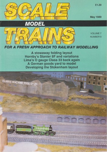 Scale model trains may 1989 - trains,