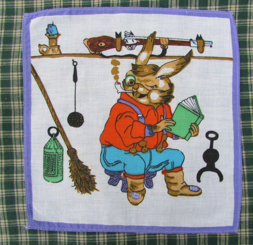 Vintage retro handkerchief - vintage,