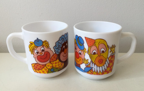 Pair vintage arcopal - of, france
