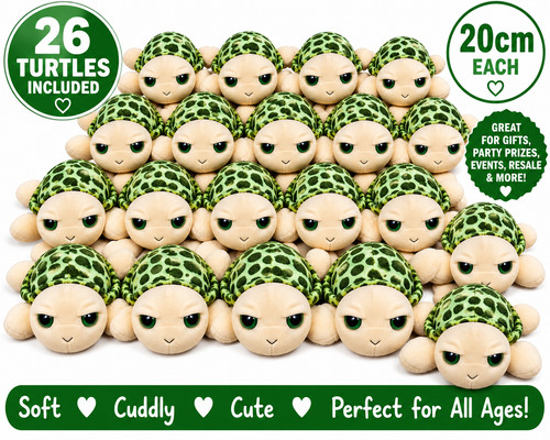 Job lot green turtle 20 - of, 26