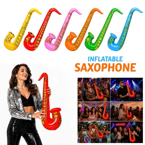 Inflatable saxophone 70cm - inflatable,