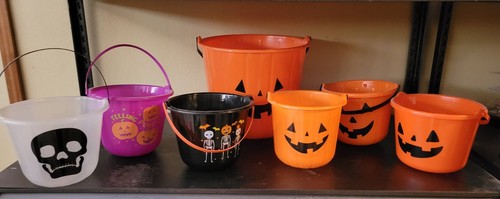 Halloween rounded bucket - halloween, lot