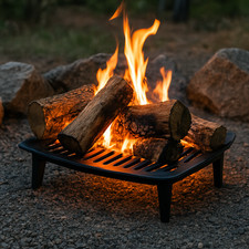 Cast Iron Fire Grate 16''