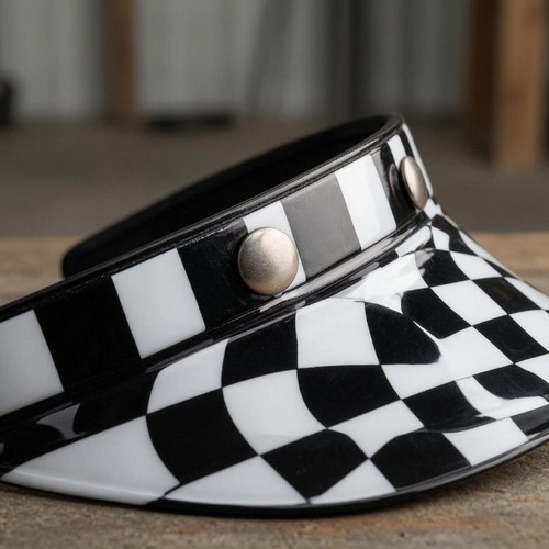 Snap helmet visor - 3-snap,