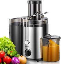 Centrifugal Juicer Machines Whole Fruit and Vegetable, 3-inch Wide Mouth, 800W