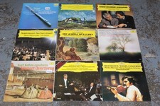 9 X Job Lot Bundle DEUTSCHE GRAMMOPHON CLASSIC Music 12' Vinyl LP Records Z23