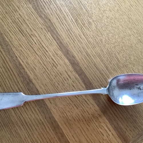 Vintage large serving spoon - spoon, 12