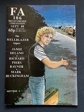 Fantasy Advertiser #106, UK Comic Fanzine, 1988: Hellblazer, Delano, Buckingham