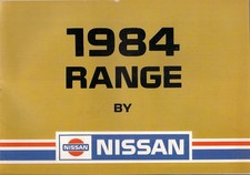 Nissan Range 1984 UK Brochure