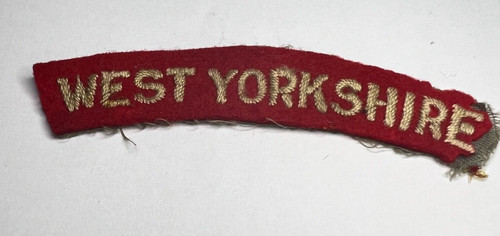 Ww2 west yorkshire regiment - west,