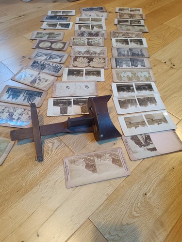 Antique stereoscope viewer - antique,