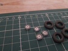 4x 1/43rd scale Rubber Car